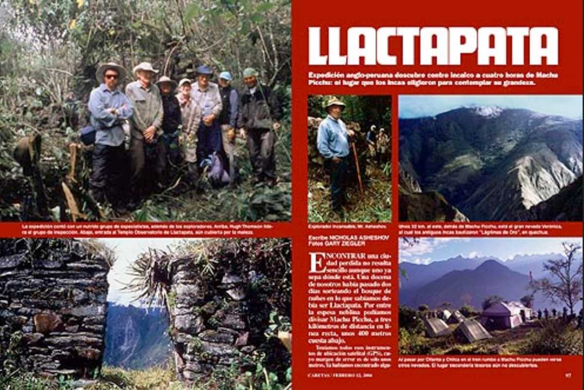 Llactapata Expedition in 2004